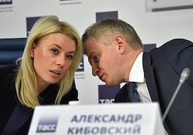 П/к посвященная готовности московских парков к началу летнего сезона, с участием руководителя департамента культуры Москвы Александра КИбовского, в пресс-центре ТАСС