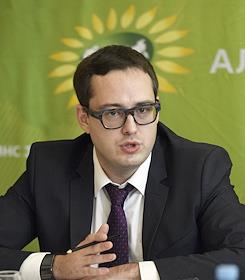 Заседание Центрального совета политической партии «Альянс Зелёных», в гостинице «Националь»
