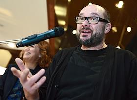 Творческий вечер и выставка работ художника Владимира Дубосарского в здании в Neva Towers Lounge.!СВЕТСКАЯ!!!
